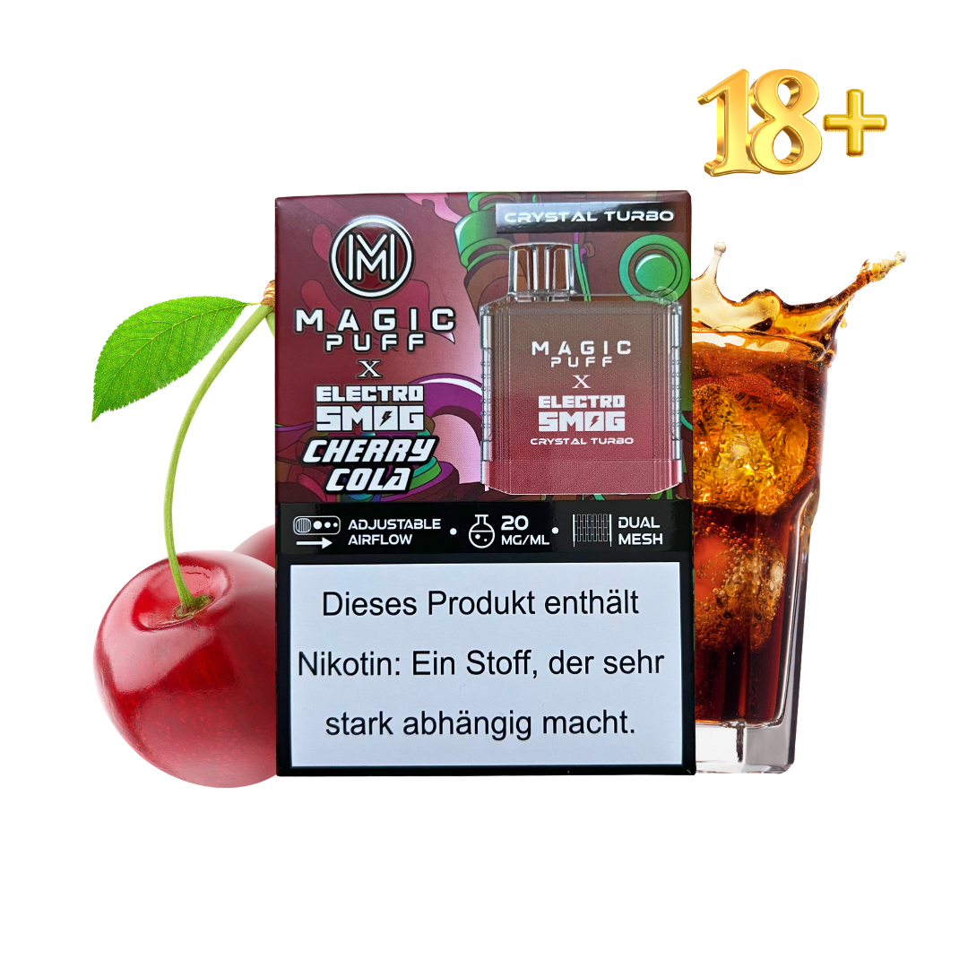 Magic Puff x Electro Smog Crystal Turbo Cherry Cola