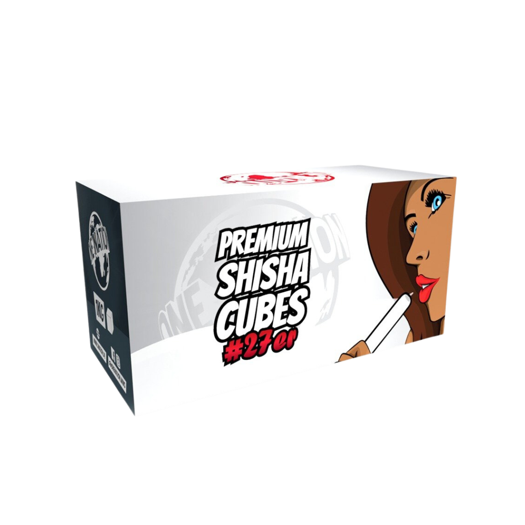 One Nation Premium Shisha Cubes #27er Shishakohle 1Kg
