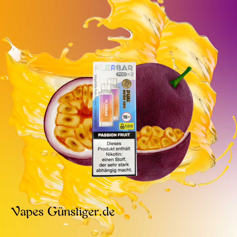 Flerbar Pods PassionFruit Günstig