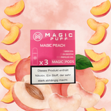 3 mal Magic Puff Pods Magic Peach