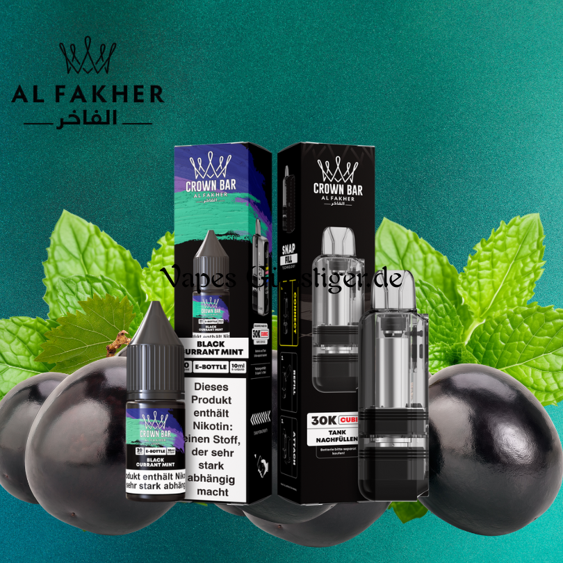Al Fakher Cubic 30k Pod Bundle Black currant mint