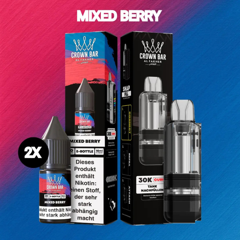 Al Fakher Cubic 30k Pod Bundle mixed berry