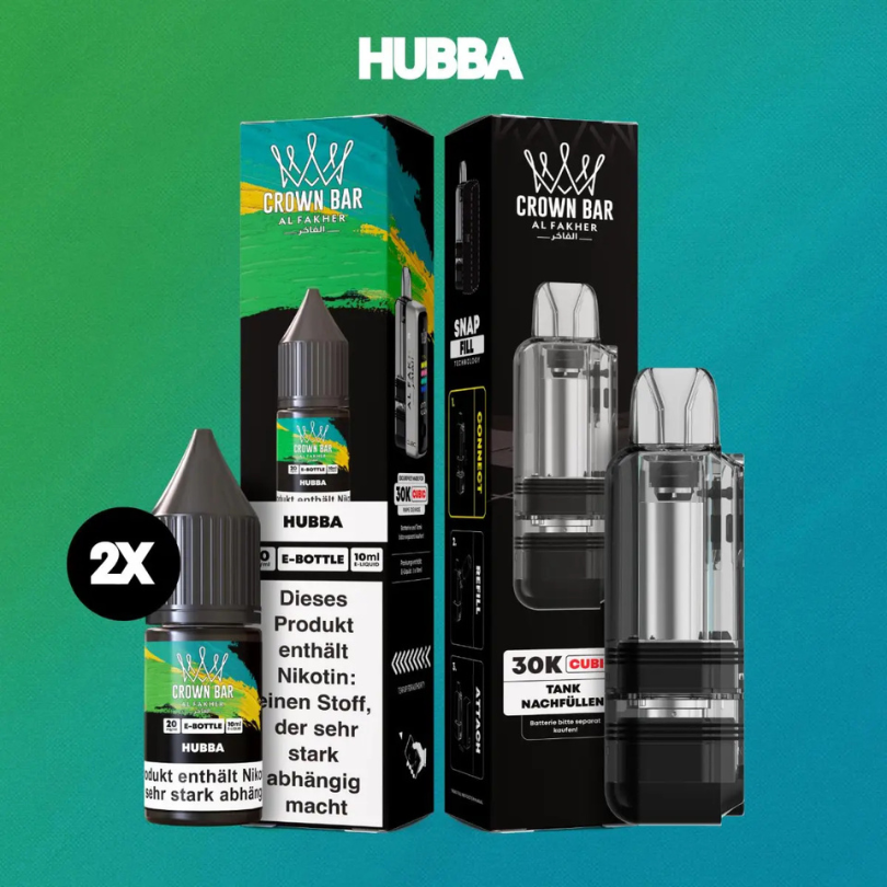 Al Fakher Cubic 30k Pod Bundle Hubba