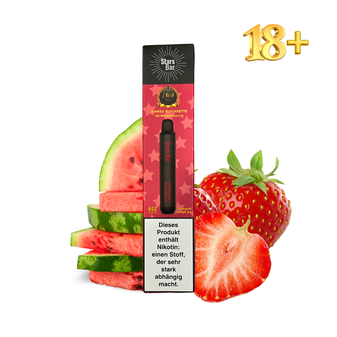 Stars Bar 1500 Strawberry Watermelon