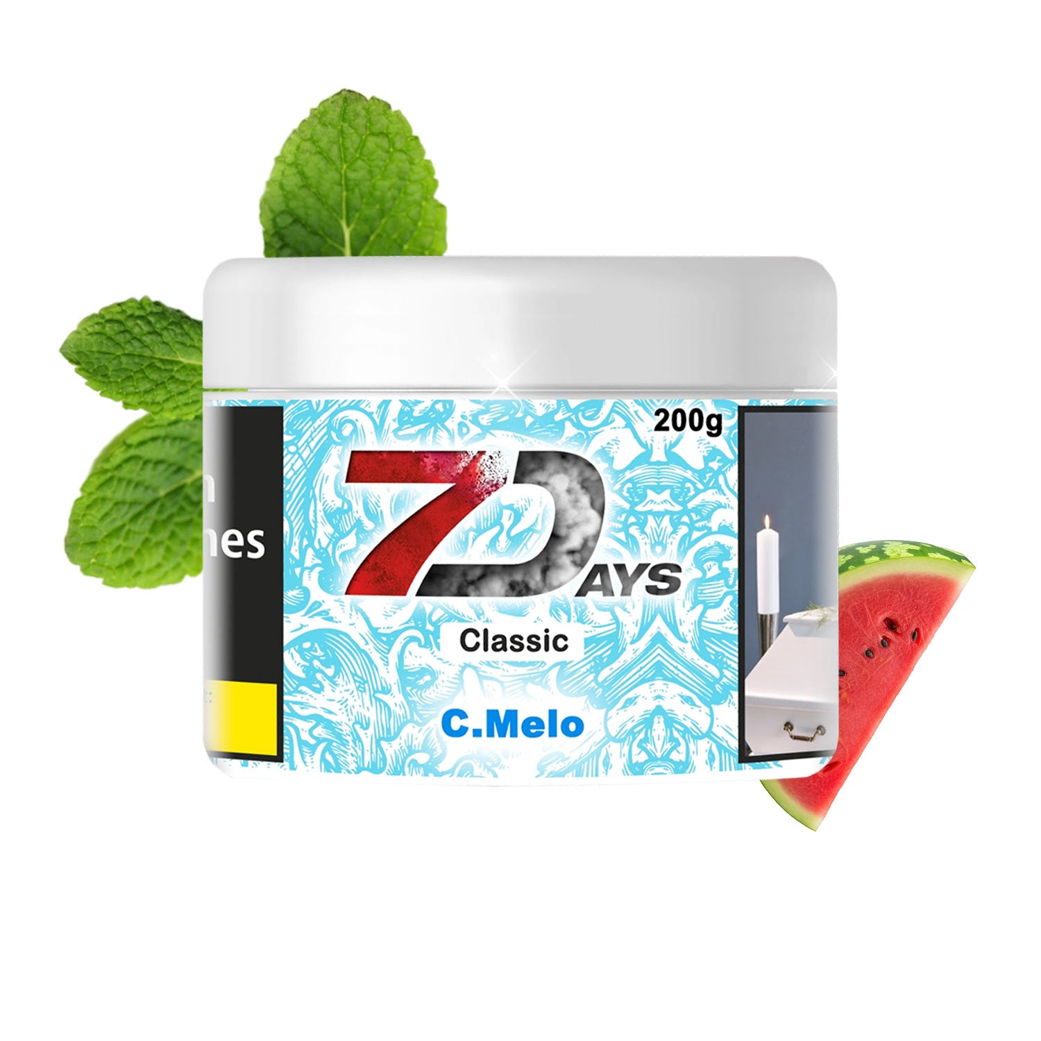 7Days Shisha Tabak 200g Cold Melo