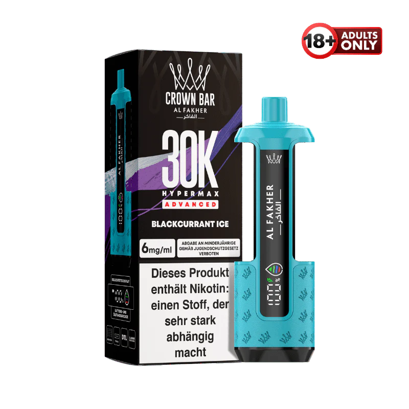 Al Fakher 30k Hypermax Akku Blackcurrant Ice