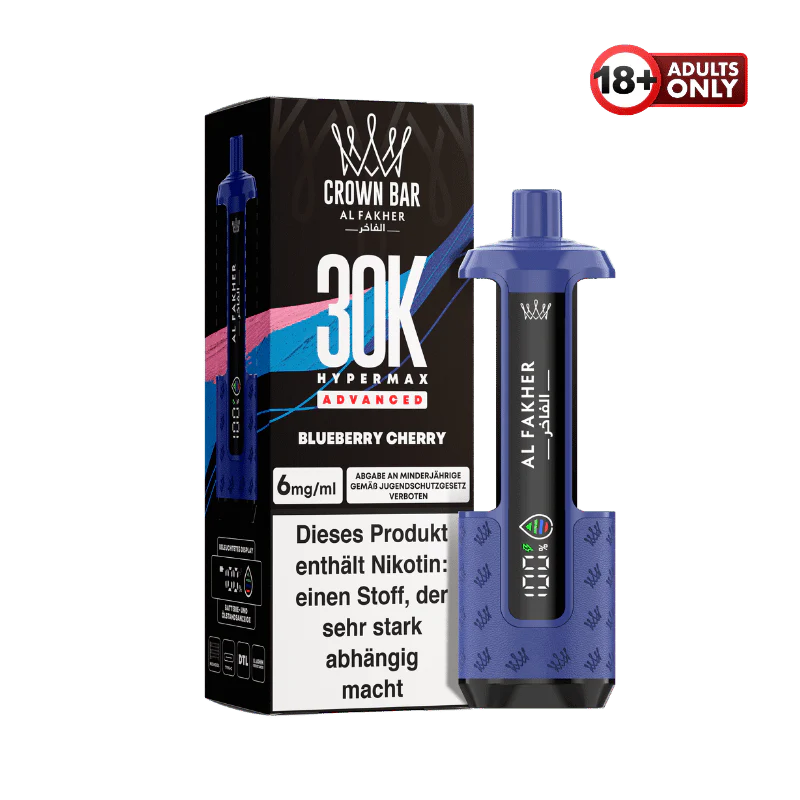 Al Fakher 30k Hypermax Akku Blueberry Cherry