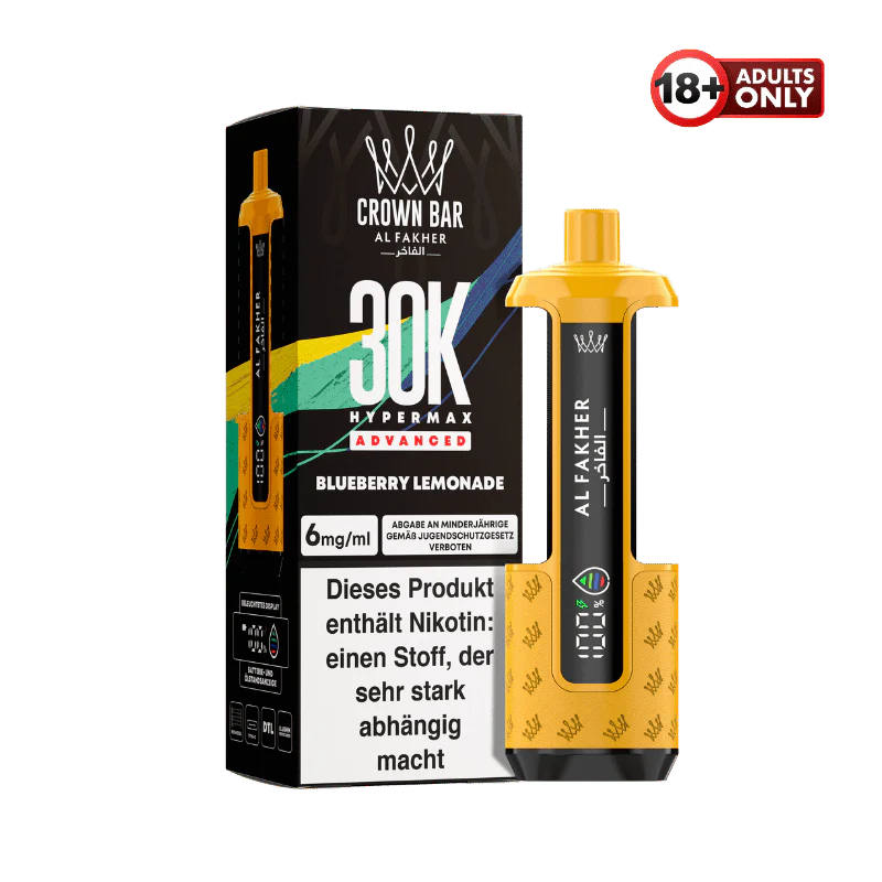 Al Fakher 30k Hypermax Akku Blueberry Lemonade