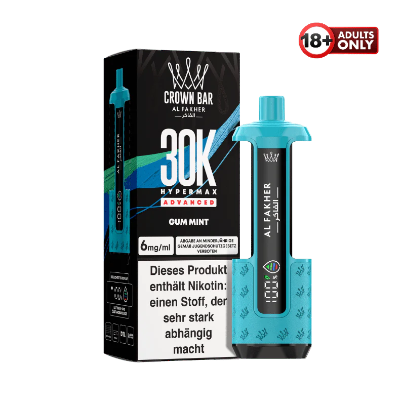 Al Fakher 30k Hypermax Akku Gum Mint