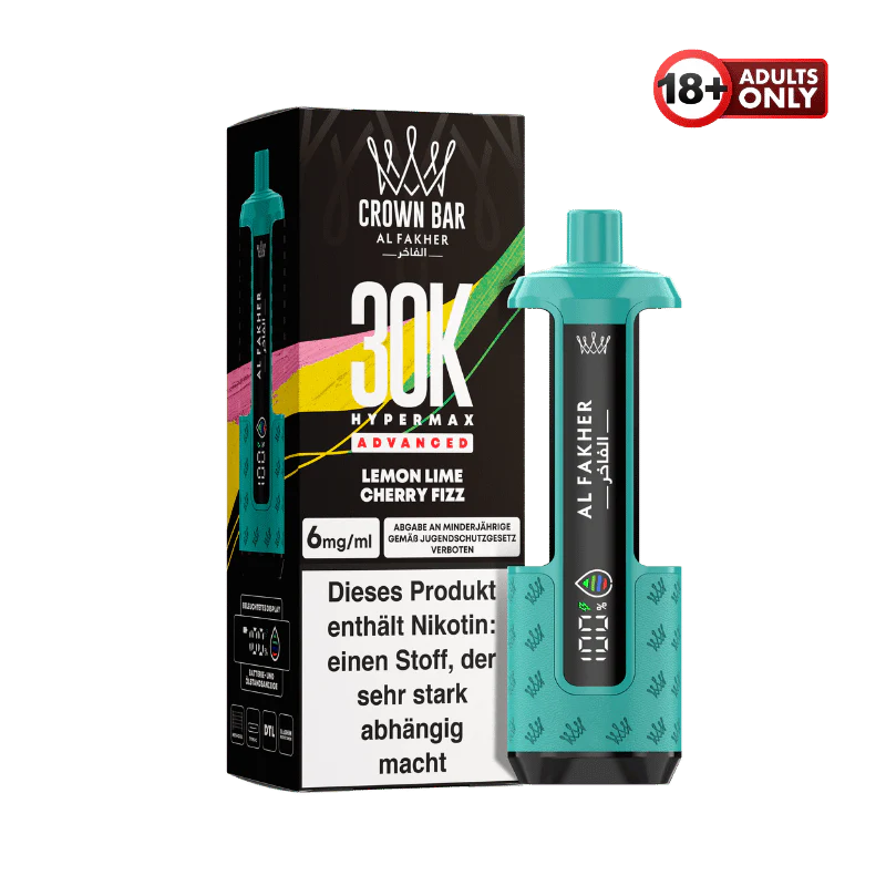 Al Fakher 30k Hypermax Akku Lemon Lime Cherry Fizz