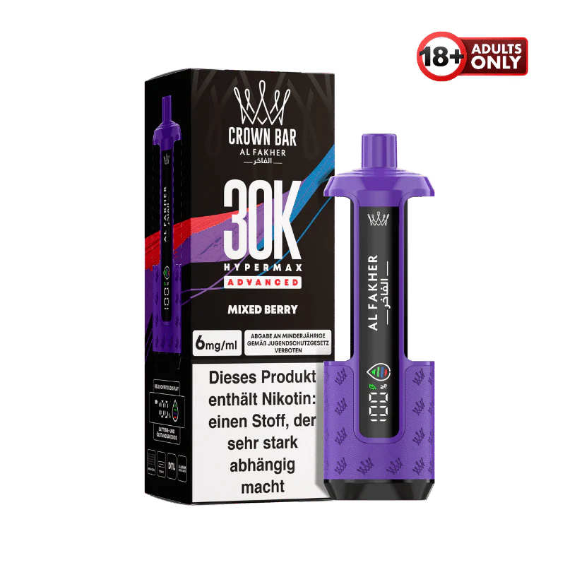 Al Fakher 30k Hypermax Akku Mixed Berry
