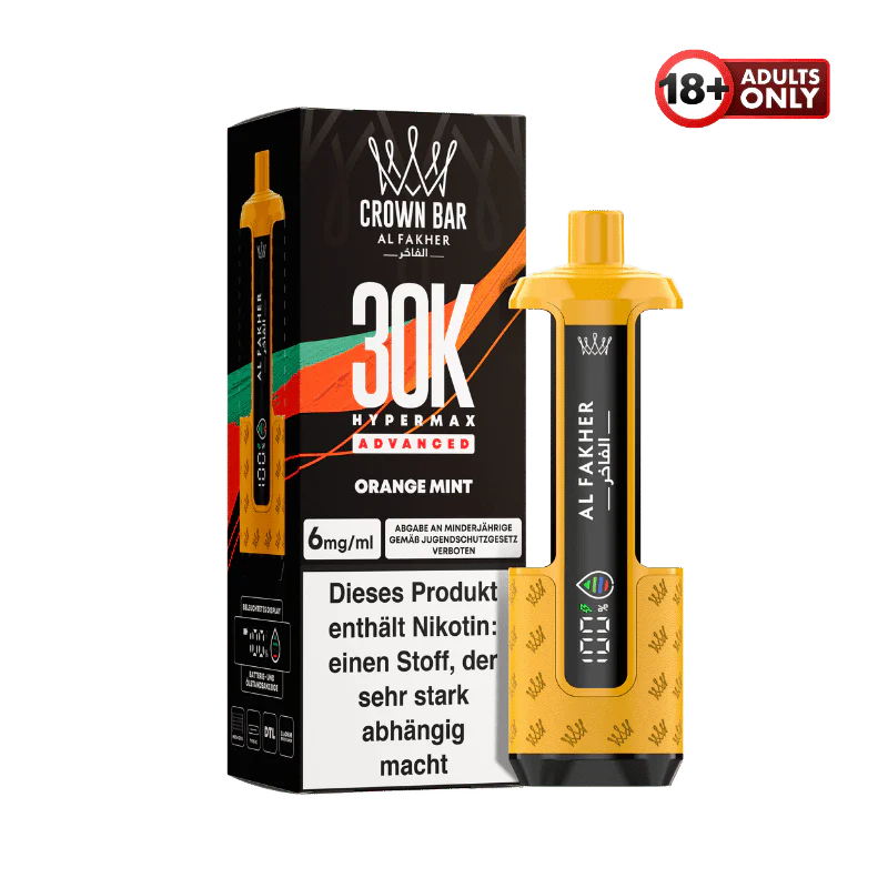 Al Fakher 30k Hypermax Akku Orange Mint