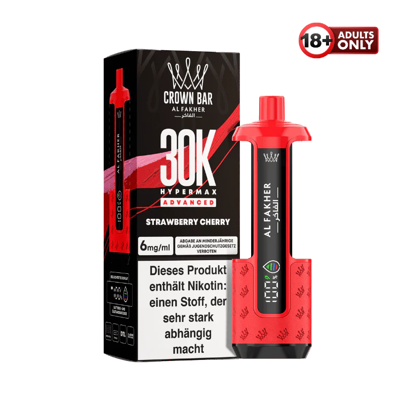 Al Fakher 30k Hypermax Akku Strawberry Cherry