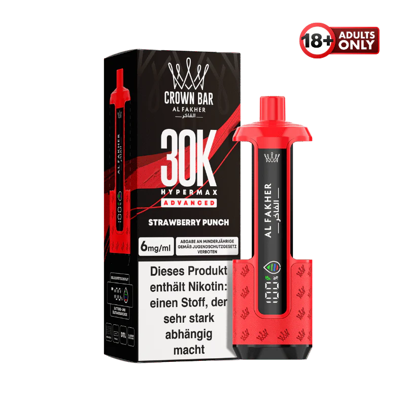 Al Fakher 30k Hypermax Akku Strawberry Punch