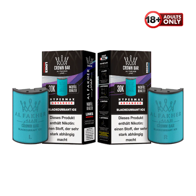 Al Fakher 30k Hypermax Pods Blackcurrant Ice