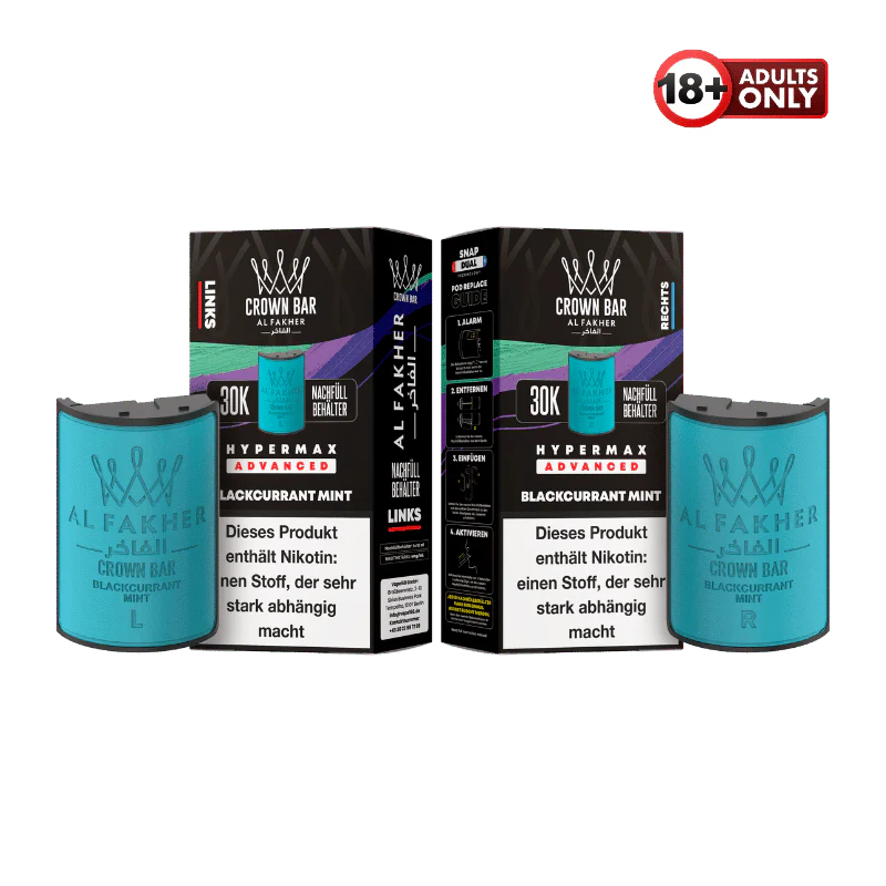 Al Fakher 30k Hypermax Pods Blackcurrant Mint