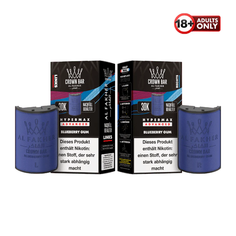 Al Fakher 30k Hypermax Pods Blueberry Gum