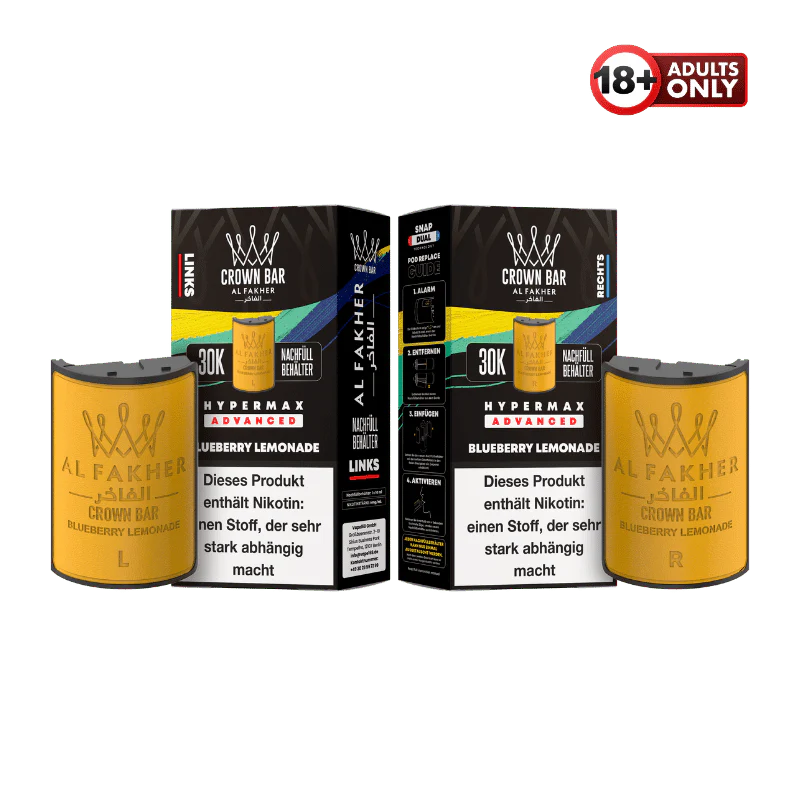 Al Fakher 30k Hypermax Pods Blueberry Lemonade