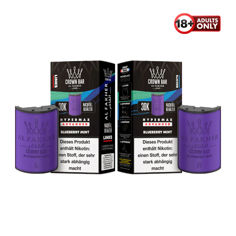 Al Fakher 30k Hypermax Pods Blueberry Mint