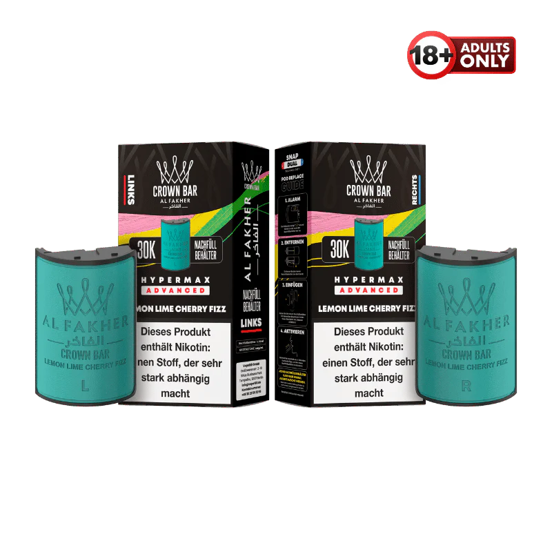 Al Fakher 30k Hypermax Pods Lemon Lime Cherry Fizz