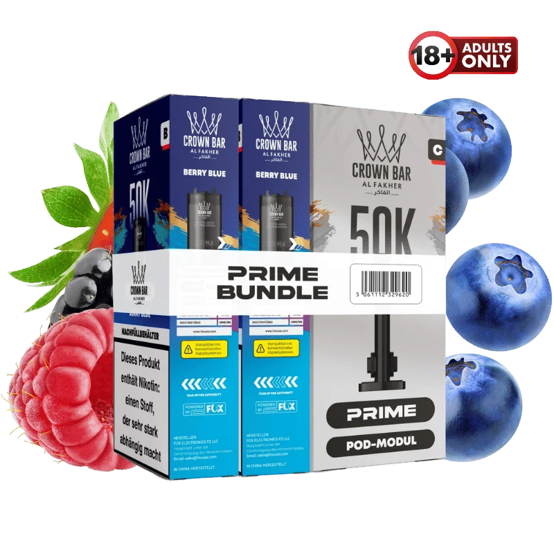 Al Fakher 50k Hypermax Prime Berry Blue Pods