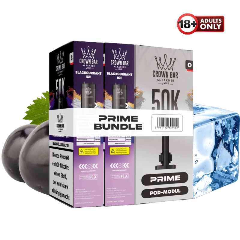 Al Fakher 50k Hypermax Prime Blackcurrant Ice Pods