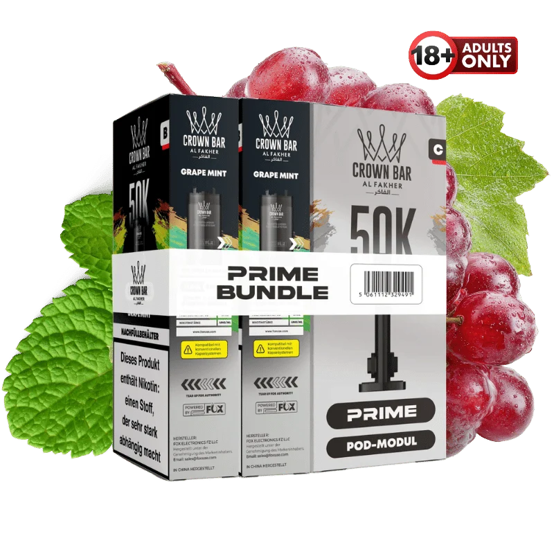 Al Fakher 50k Hypermax Prime Grape Mint Pods