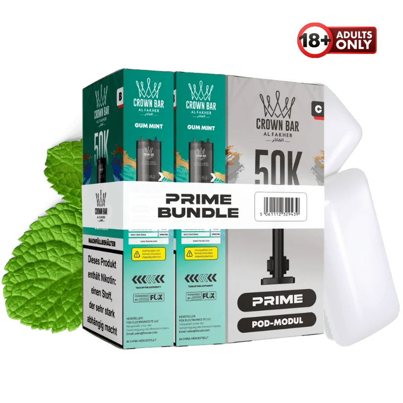 Al Fakher 50k Hypermax Prime Gum Mint Pods