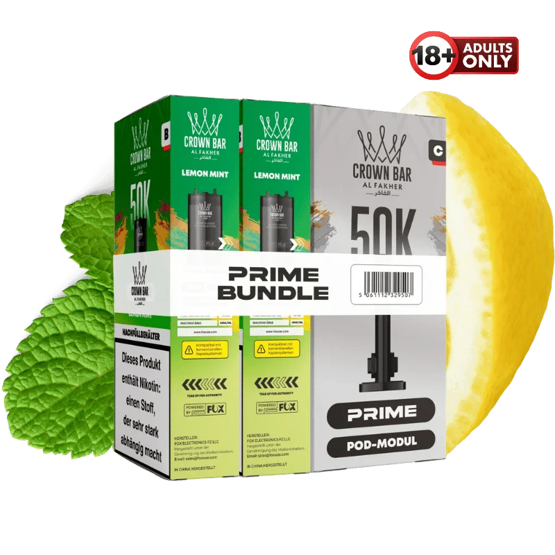 
Al Fakher 50k Hypermax Prime Lemon Mint Pods