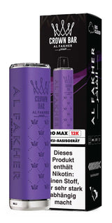 Al Fakher Crown Bar 12k Pro Max Pod Akku