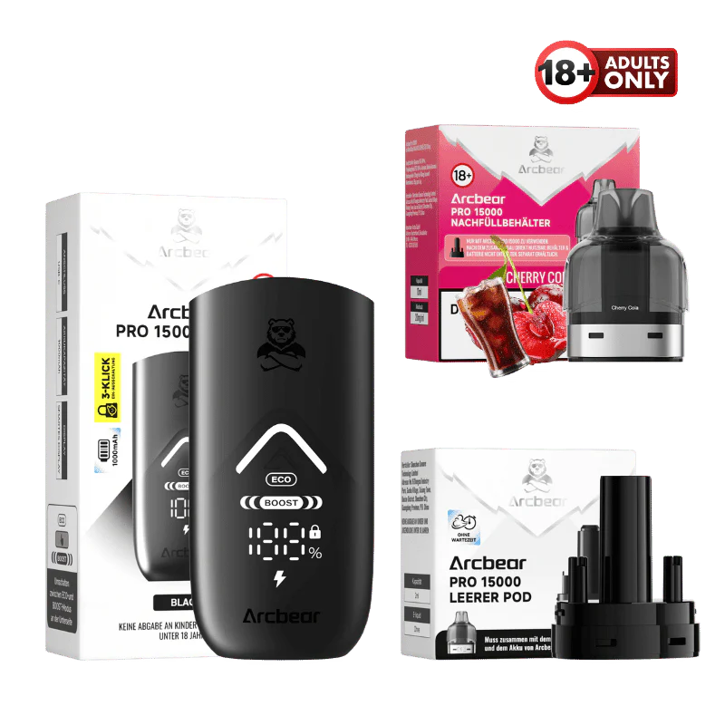 Arcbear Pro 15000 Vape Starter Kit Cherry Cola