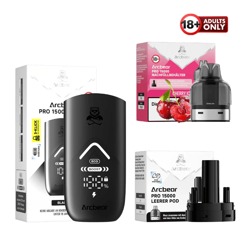 Arcbear Pro 15000 Vape Starter Kit Cherry Ice
