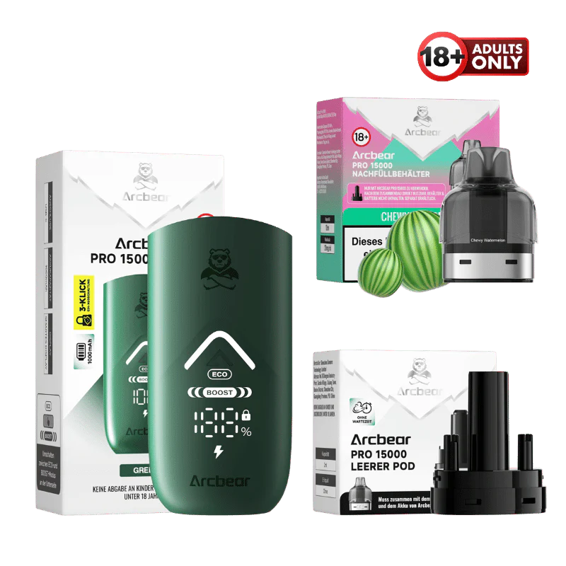Arcbear Pro 15000 Vape Starter Kit Chewy Watermelon