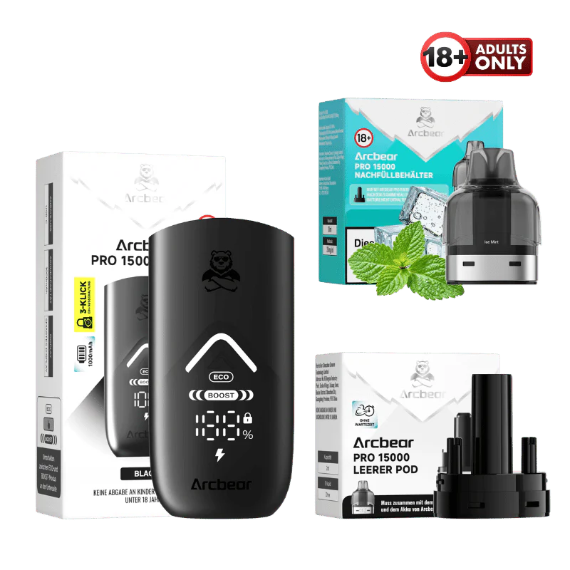 Arcbear Pro 15000 Vape Starter Kit Ice Mint