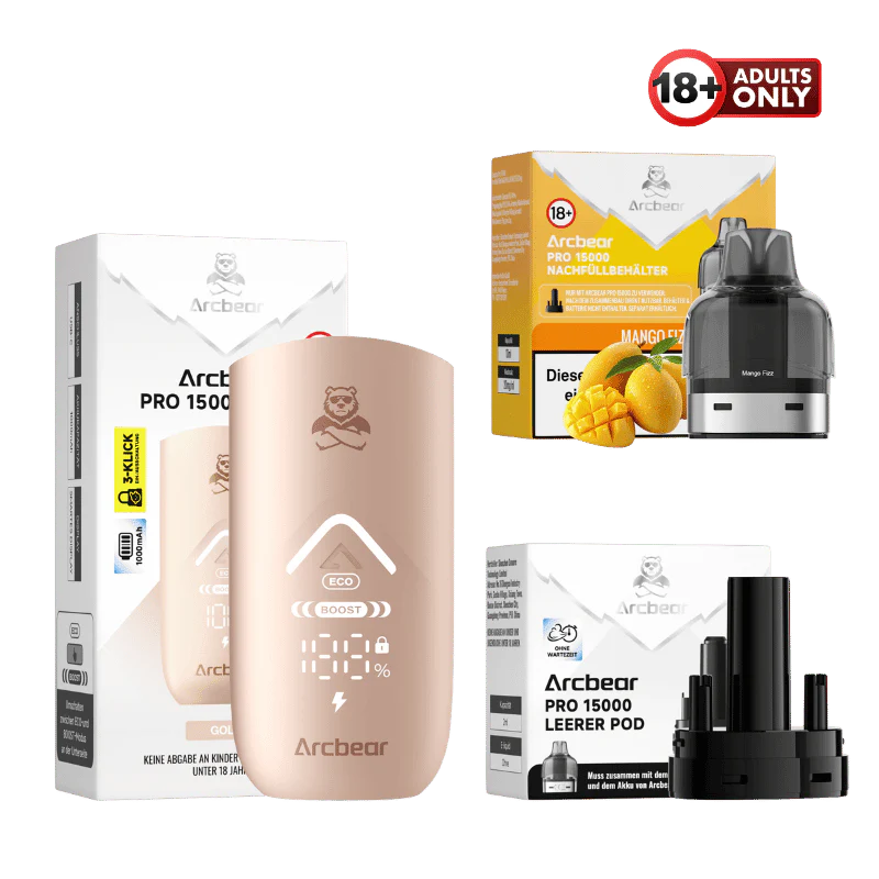 Arcbear Pro 15000 Vape Starter Kit Mango Fizz