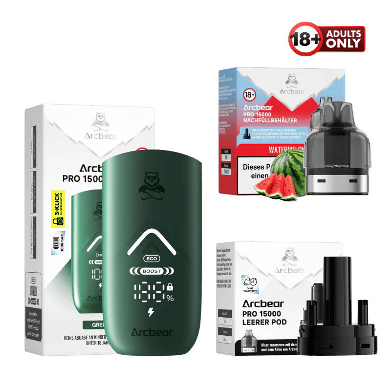 Arcbear Pro 15000 Vape Starter Kit Watermelon Ice
