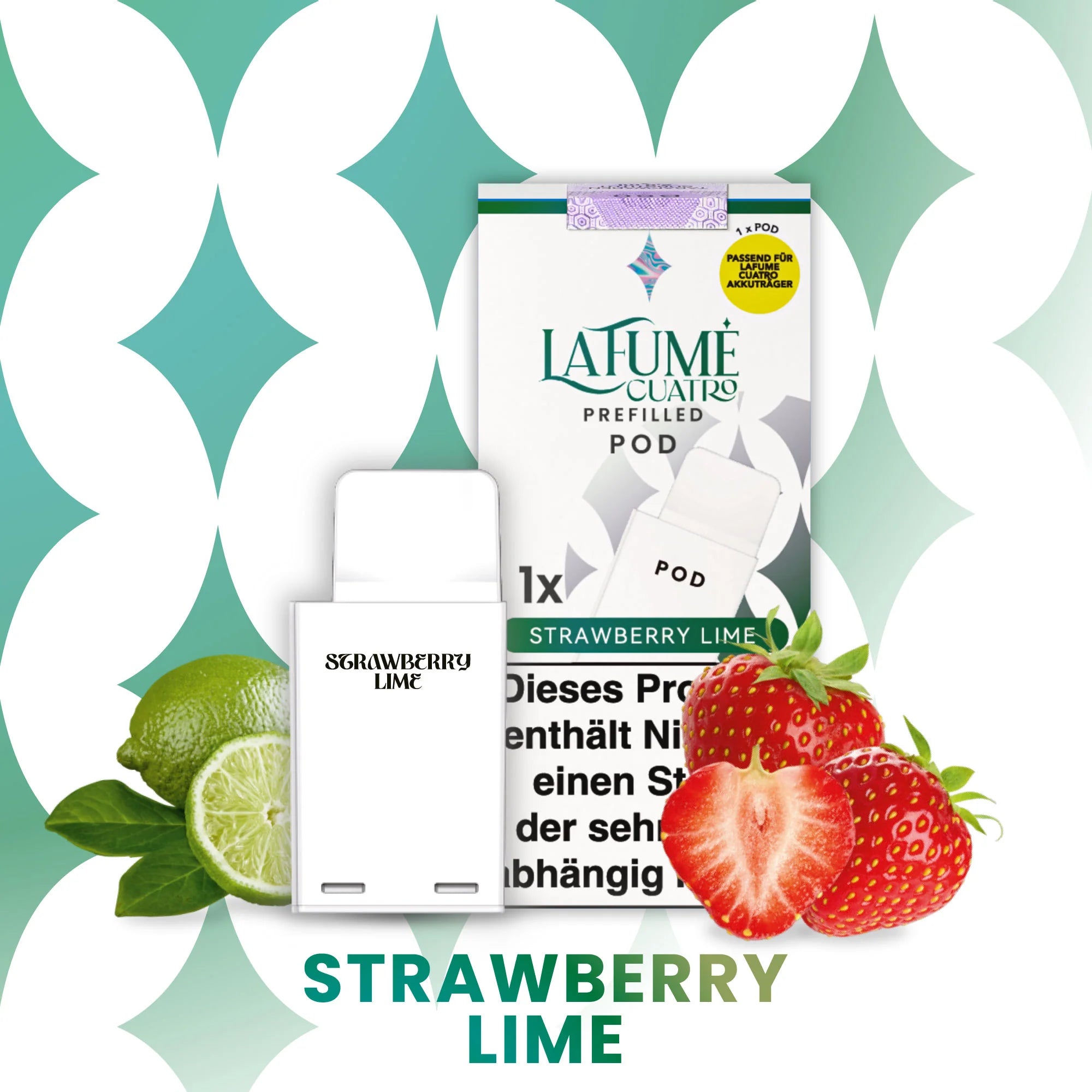 LA FUME CUATRO POD STRAWBERRY LIME