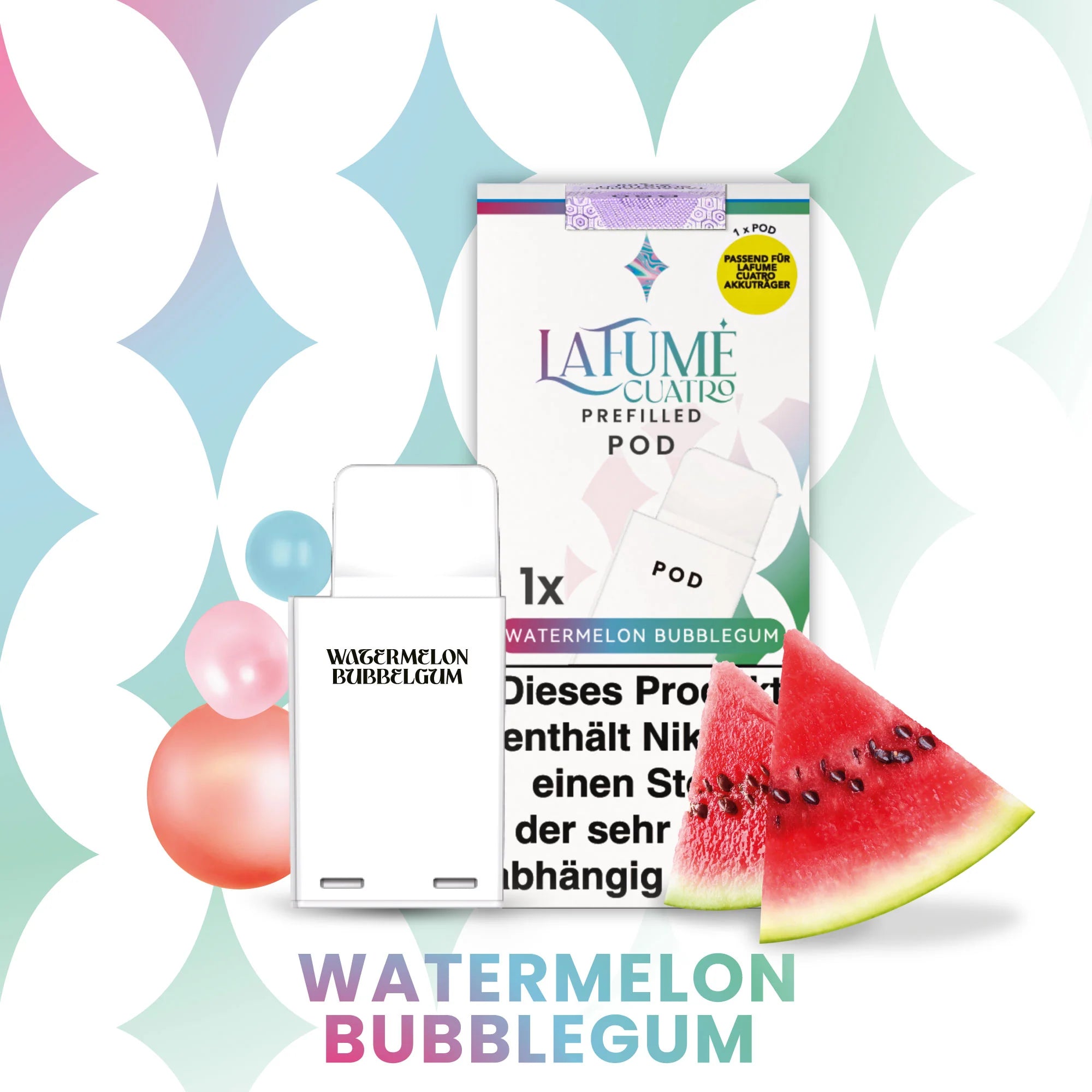 LA FUME CUATRO POD WATERMELON BUBBLEGUM