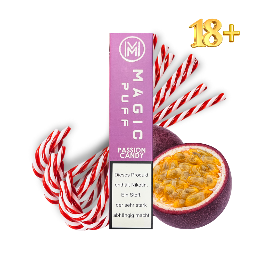 Magic Puff Passion Fruit Vape Einweg E-Zigarette mit Nikotin
