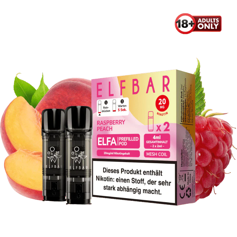 Elfbar ELFA Raspberry Peach Pods