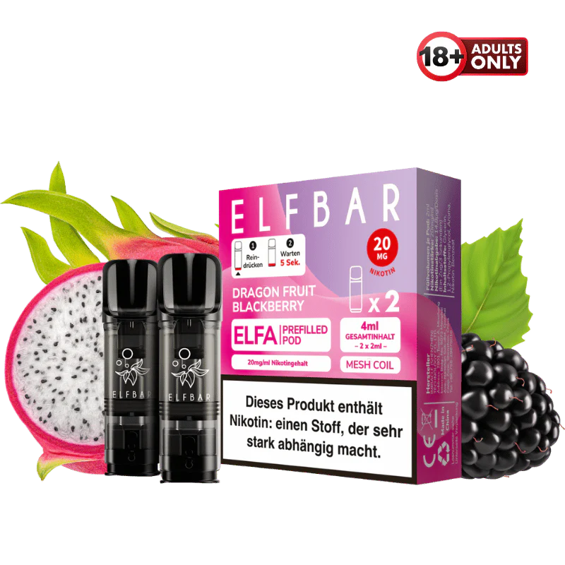 Elfbar ELFA Dragon Fruit Blackberry Pods