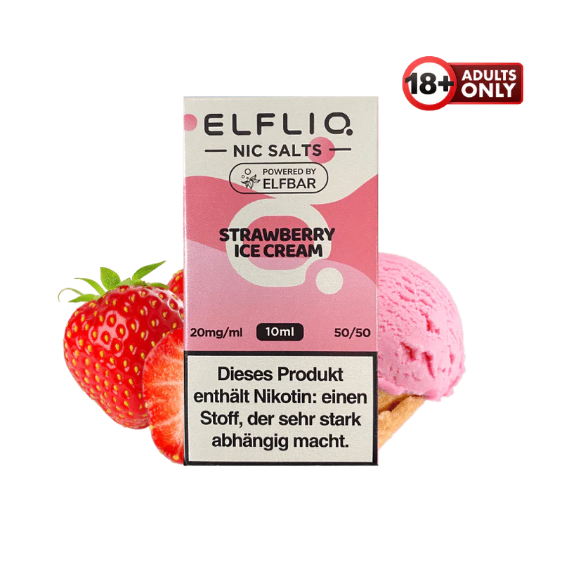 Elfliq by Elfbar Strawberry Ice CRéam 20Mg