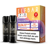 Elfbar Cola Orange Prefilled Pods mit Nikotin