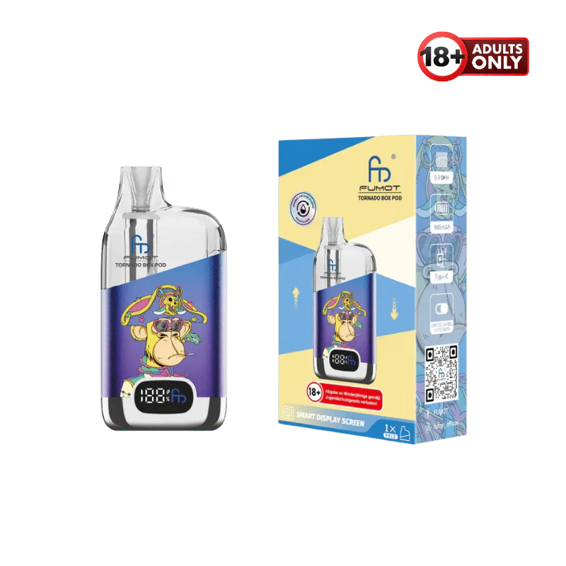 RandM Tornado Digital Box Vape Open Pod-Kit by Fumot