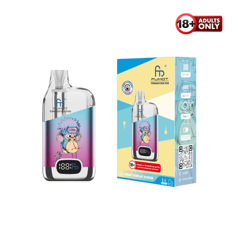RandM Tornado Digital Box Vape Open Pod-Kit by Fumot