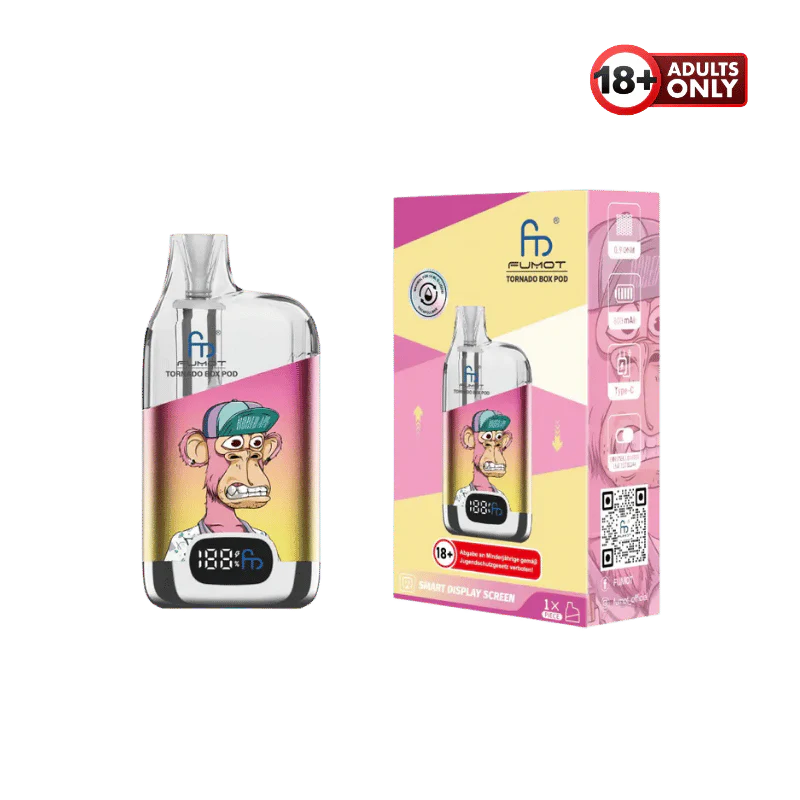 RandM Tornado Digital Box Vape Open Pod-Kit by Fumot