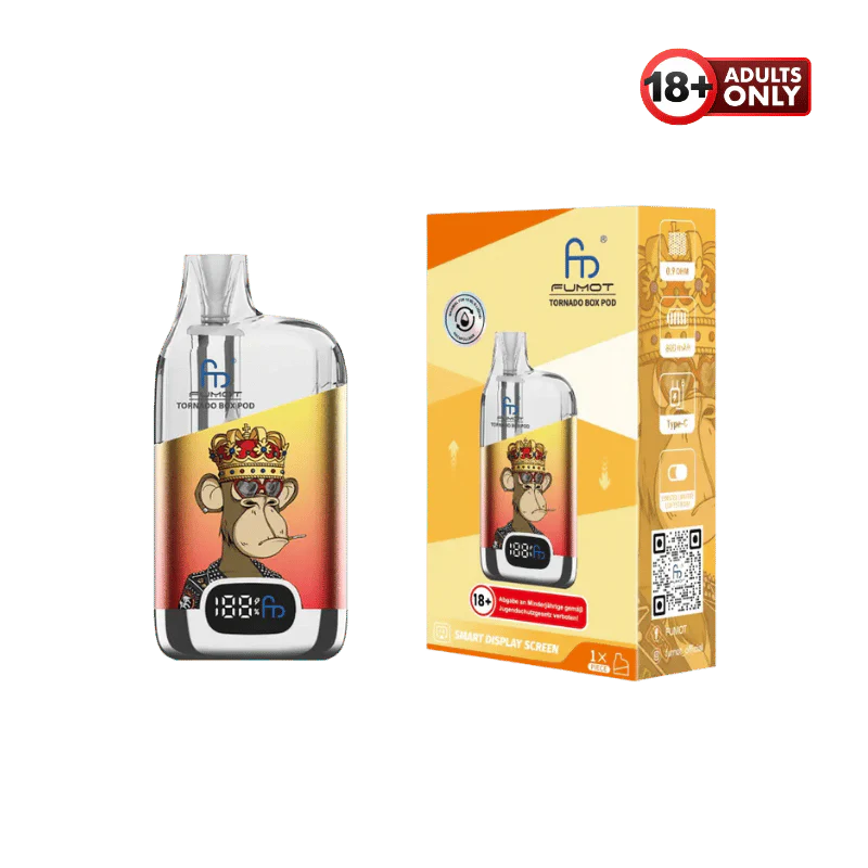 RandM Tornado Digital Box Vape Open Pod-Kit by Fumot