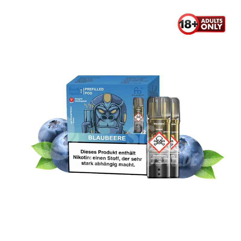 RandM Tornado Pods Blaubeere by Fumot