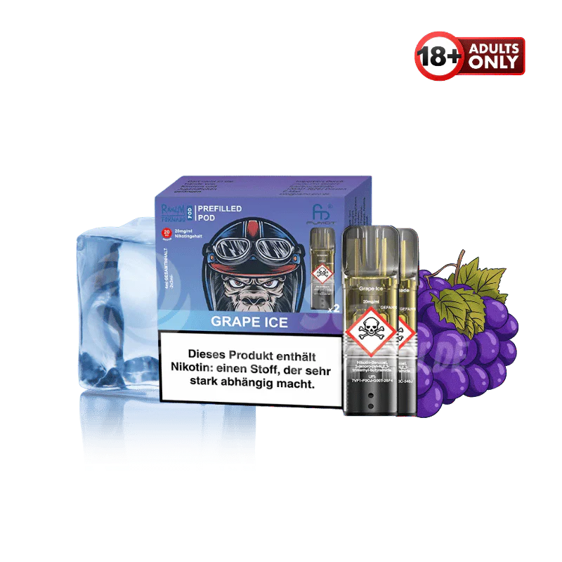 RandM Tornado Pods Grape Ice by Fumot
