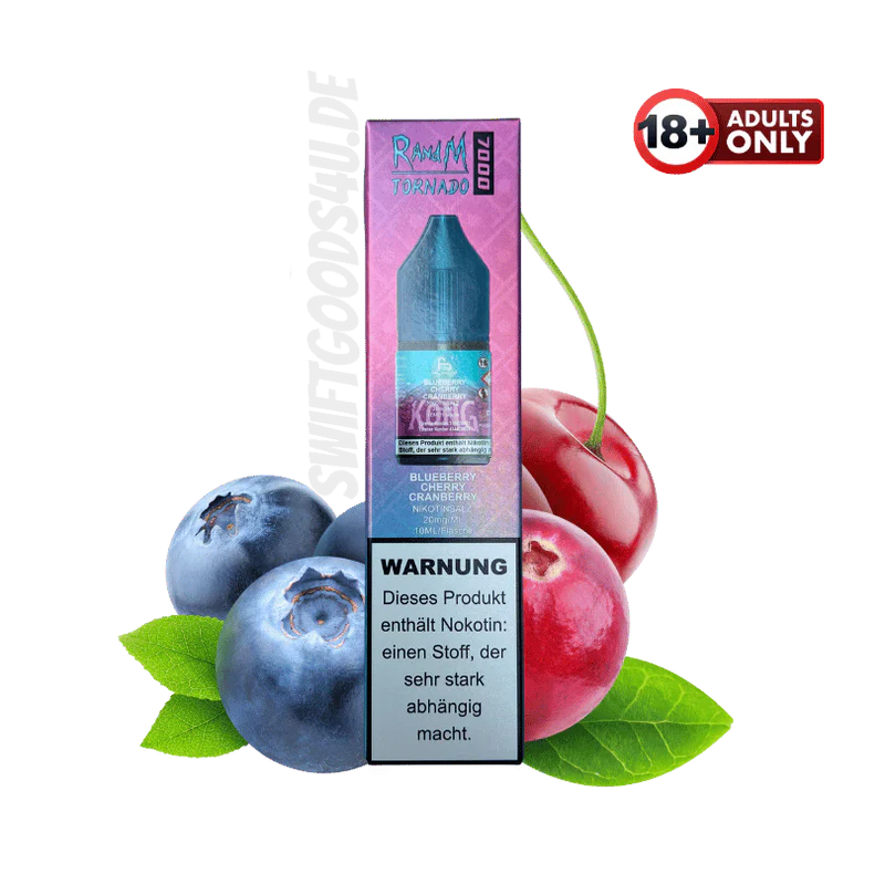 randm tornado 7000 inhaltsstoffe Fumot RandM Tornado 7000 Liquid Blueberry Cherry Cranberry –  VapesGünstiger.de